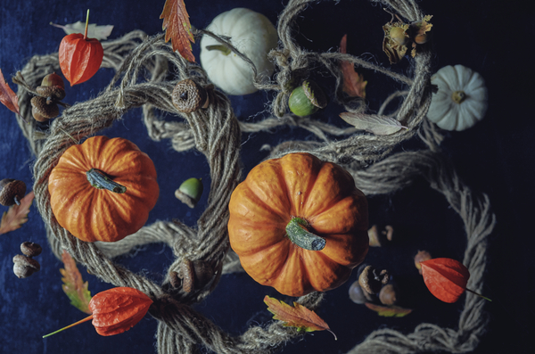 Floating pumpkins  Print