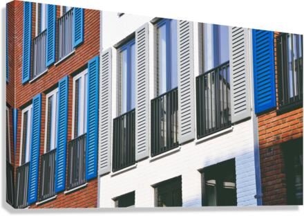 In a row Canvas Print