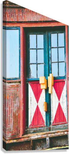 Work under construction Canvas Print