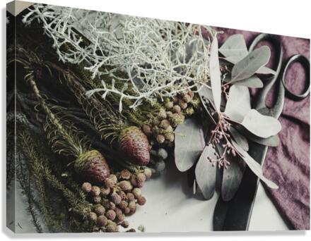 Winter flowers Canvas Print