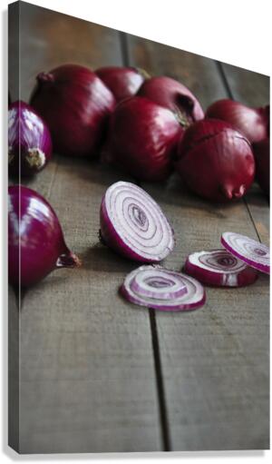 Red rings Canvas Print