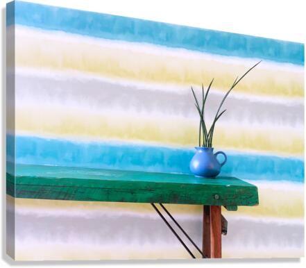 Striped wall Canvas Print
