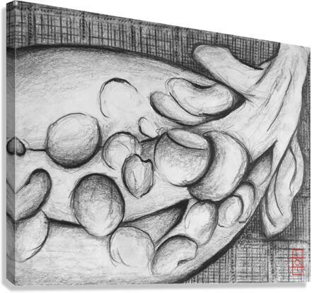Pepper Pencil  Canvas Print