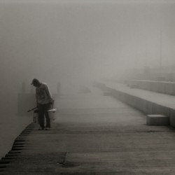 Fisherman at Pier I - Chicago