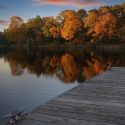 Lake Pier in the Fall II