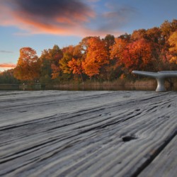 Lake Pier in the Fall I