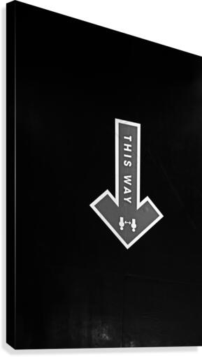 This Way Canvas Print
