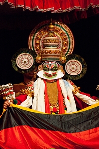 Kathakali dance. Bhava Bhavanam Festival. September 2009. Chenna