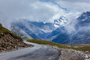 Road in Himalayas