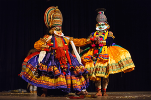 Kathakali dance. Bhava Bhavanam Festival. September 2009. Chenna