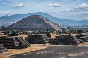 Ancient Pyramid of the Sun Teotihuacan Mexico