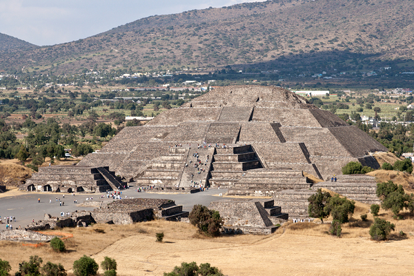 Pyramid of the Moon. Teotihuacan Mexico by Dmitry Rukhlenko