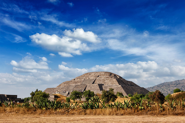 Teotihuacan Pyramids Mexico by Dmitry Rukhlenko