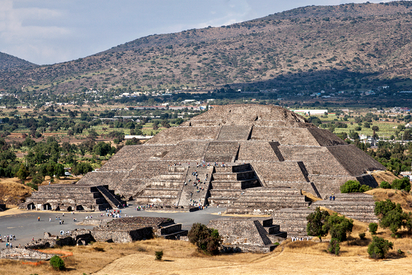 Pyramid of the Moon. Teotihuacan Mexico by Dmitry Rukhlenko