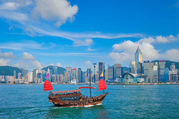 Hong Kong skyline. Hong Kong China by Dmitry Rukhlenko
