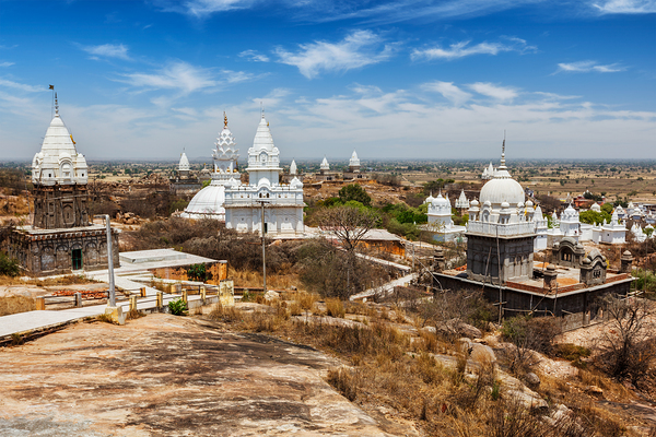 Sonagiri Jain Temples Madhya Pradesh state India by Dmitry Rukhlenko