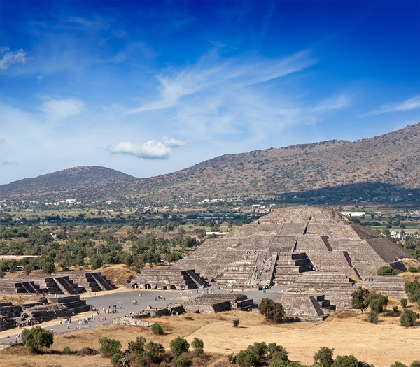 Pyramid of the Moon. Teotihuacan Mexico by Dmitry Rukhlenko