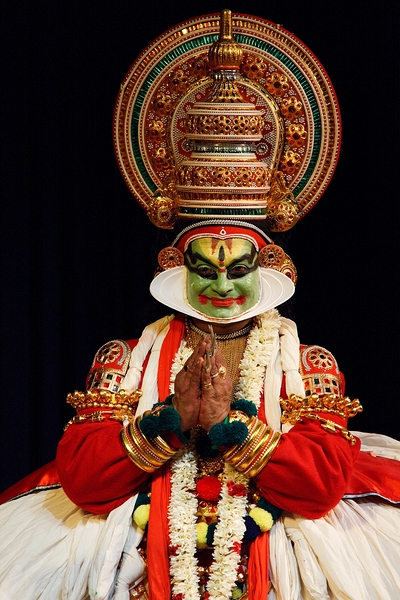 Kathakali dance. Bhava Bhavanam Festival. September 2009. Chennai by Dmitry Rukhlenko