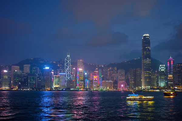Hong Kong skyline. Hong Kong China by Dmitry Rukhlenko