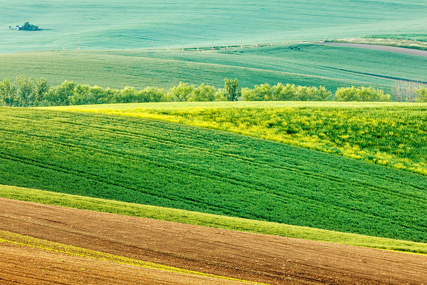 Moravian rolling landscape by Dmitry Rukhlenko