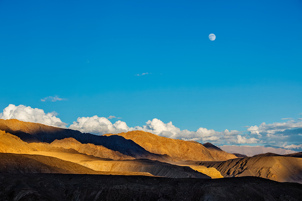 Moonrise in Himalayas. Ladakh India by Dmitry Rukhlenko