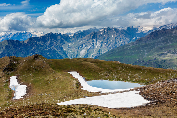 Indian Himalayan landscape in Himalayas by Dmitry Rukhlenko