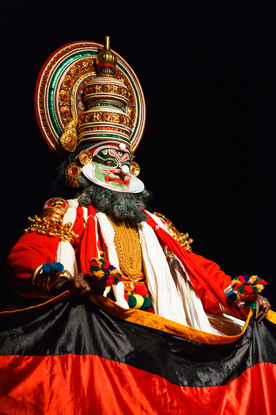 Kathakali dance. Bhava Bhavanam Festival. September 2009. Chenna by Dmitry Rukhlenko