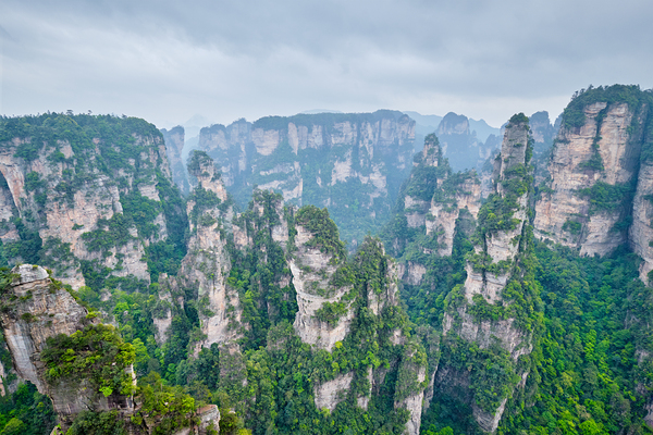 Zhangjiajie mountains China by Dmitry Rukhlenko