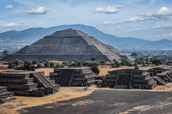 Ancient Pyramid of the Sun Teotihuacan Mexico by Dmitry Rukhlenko