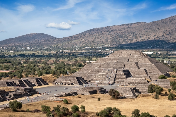 Pyramid of the Moon. Teotihuacan Mexico by Dmitry Rukhlenko