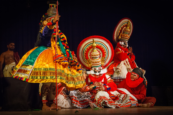 Kathakali dance. Bhava Bhavanam Festival. September 2009. Chenna by Dmitry Rukhlenko