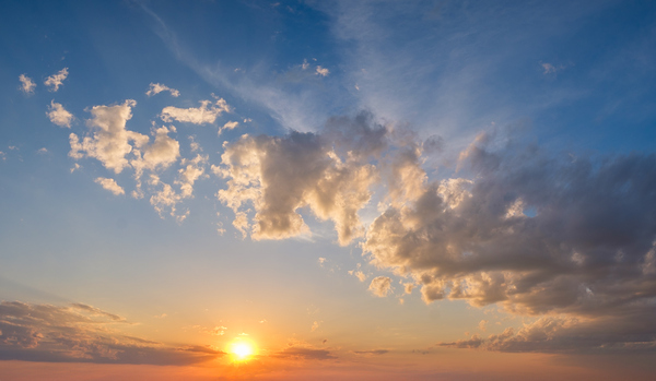 Sunset sky background by Dmitry Rukhlenko