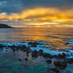 Ocean sunset. Mirissa Sri Lanka