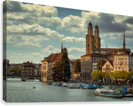 Glorious city Canvas Print