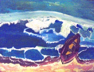 Boat in Surf