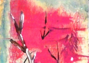 Pink Feathers and Sticks