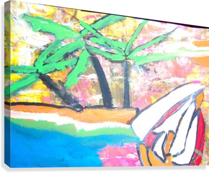 Mod Tropical Canvas Print