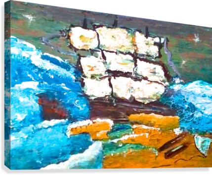 Shipwrecked Canvas Print
