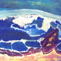 Boat in Surf