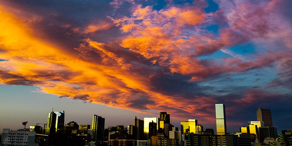 Mile High Glow Print