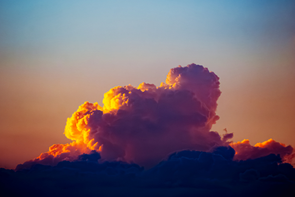 Billowing Brilliance Print