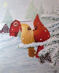 Winter Cardinals