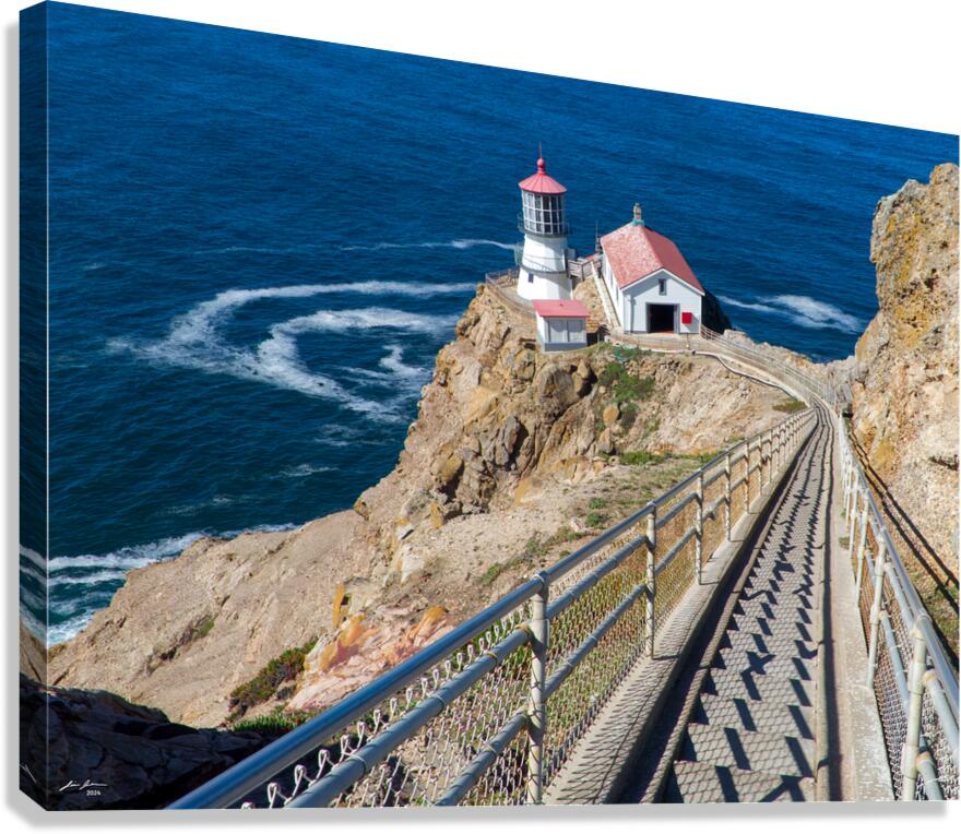 Pt Reyes LIghthouse Canvas Print