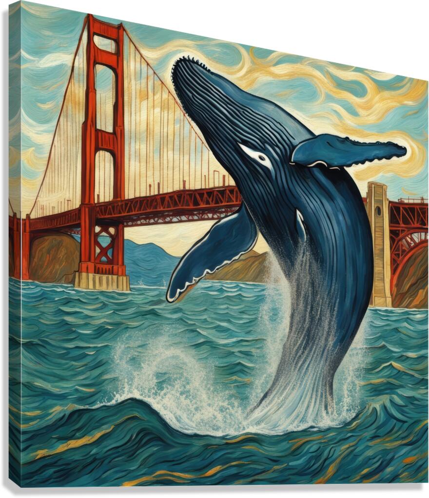 Humpback SF Canvas Print