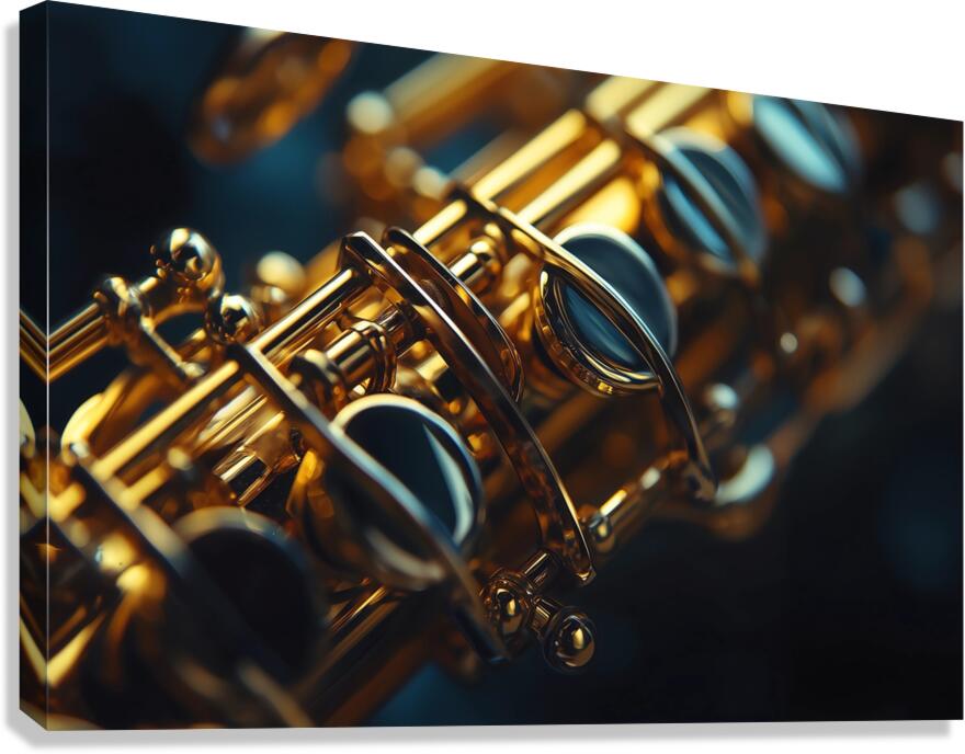 Close-up Oboe Canvas Print