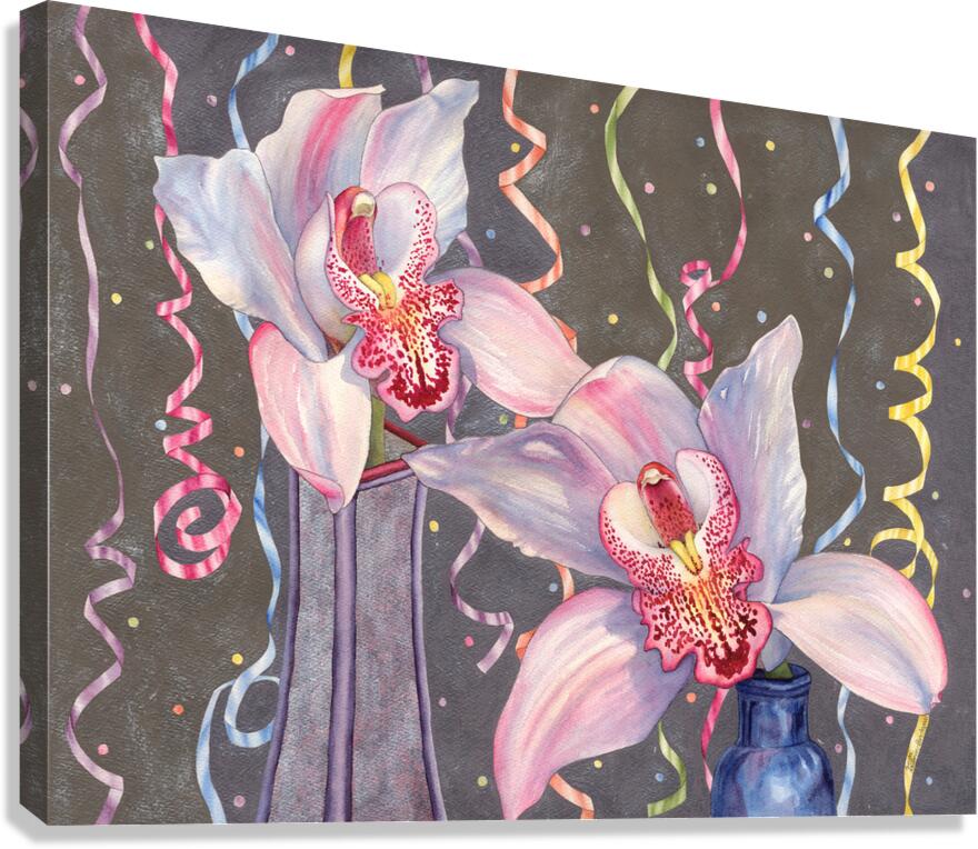 Party Orchids Canvas Print