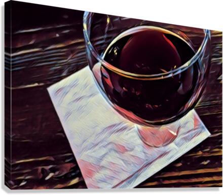 Wine Art Canvas Print