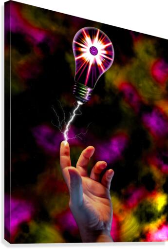 Star Bulb Canvas Print