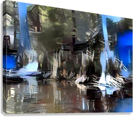Arch Swamp Canvas Print