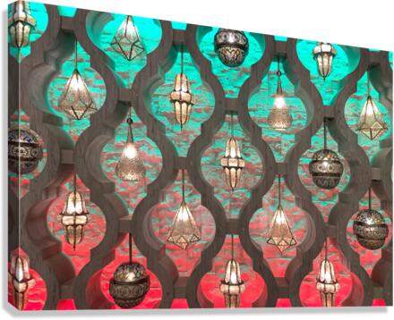 Moroccan Wall Canvas Print
